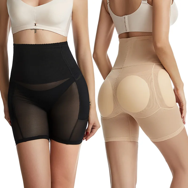 2024 Wholesale Butt Enhancer Hip Pads Seamless High Waist Bbl Body Shaper Panty Shapewear Shorts For Women