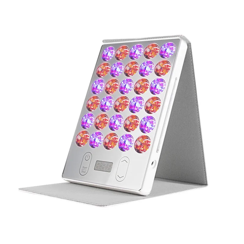 red light therapy panels skin care device with mirror for anti-aging acne treatment pdt led light therapy machine