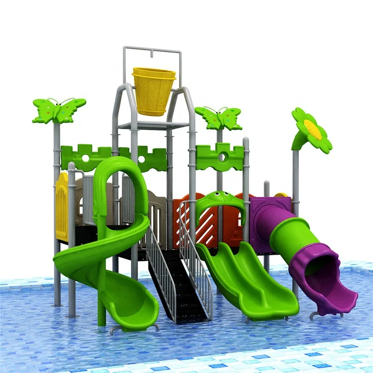 Customized design water theme park slide Swimming pool commercial kids outdoor plastic backyard water playground equipment