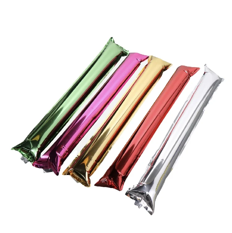 Jrt 60*10cm Size Thunder Sticks Cheering Clapper Noisemaker Custom Logo Cheering Stick Pe Cheering Stick For Sports