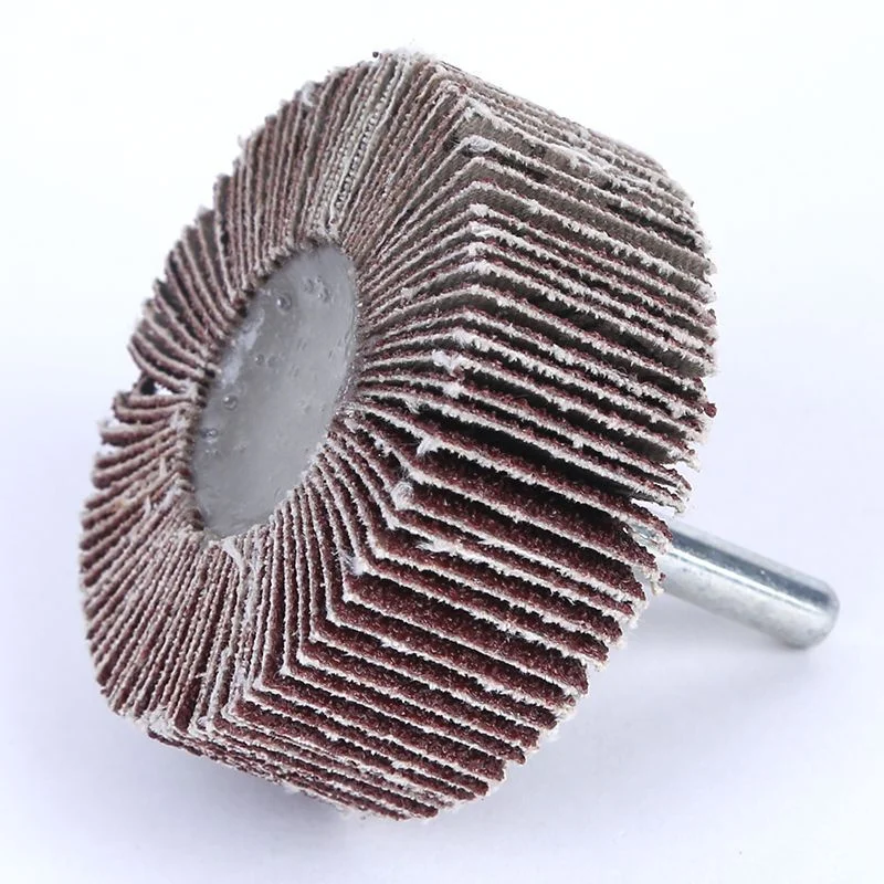 20-80mm 40-120 Grit Sanding Flap Wheel Abrasive Grinding Wheel with 6mm Shank mop flap wheel