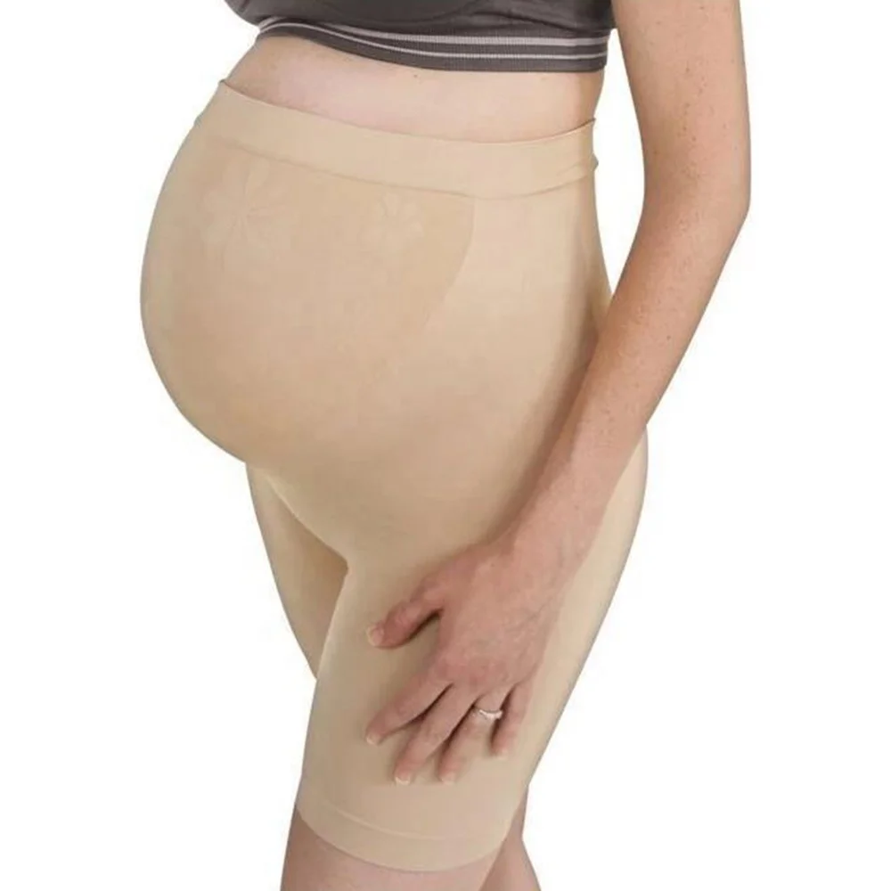 Maternity Underwear High Waisted Mid-Thigh Pregnancy Underwear Belly Support Maternity Briefs Shapewear Leggings