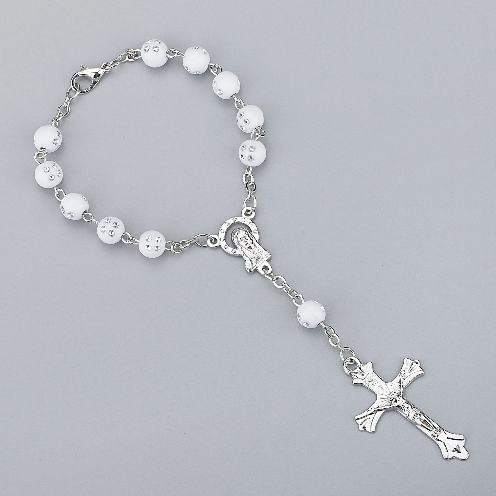 Wholesale cheap catholic rosary rosary cross christian jewelry bracelets
