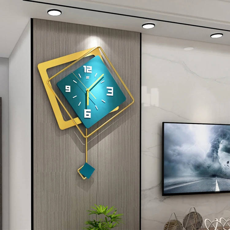 Light luxury wall clock living room home decoration fashion and creativity personalized wall clock