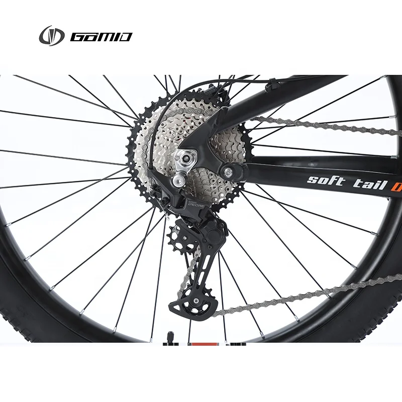 GOMID trail bisiklet full suspension Mountain Bike SHIMANO gear cycle soft tail mountainbike thru axle bicicletas custom Bicycle