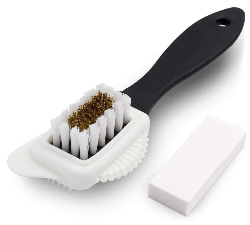 Suede & Nubuck 4-Way Brush Cleaner with Erasers,leather 4 in 1 Cleaning Caring Brush  Cleaner with Eraser Head