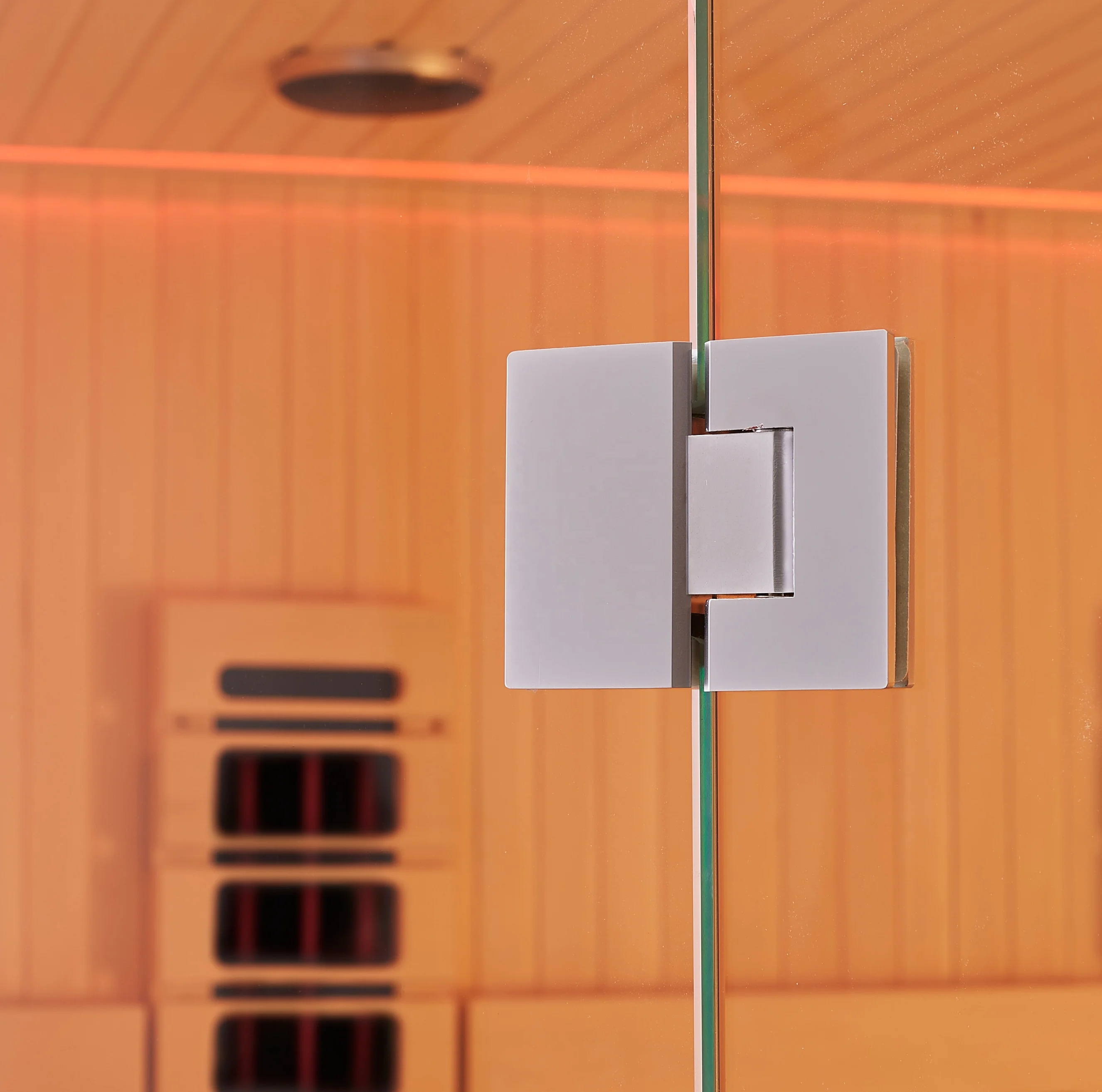 Traditional red cedar hemlock luxury Indoor dry Sauna Room with CE certificate WS-1813