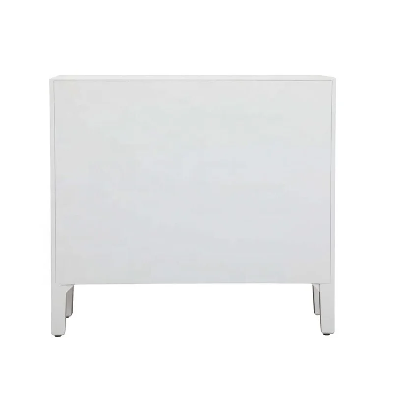 OEM manufacture Living room Furniture bedroom nightstand 2 Door  Mirrored cabinet whole KD Mirror Accent Chest