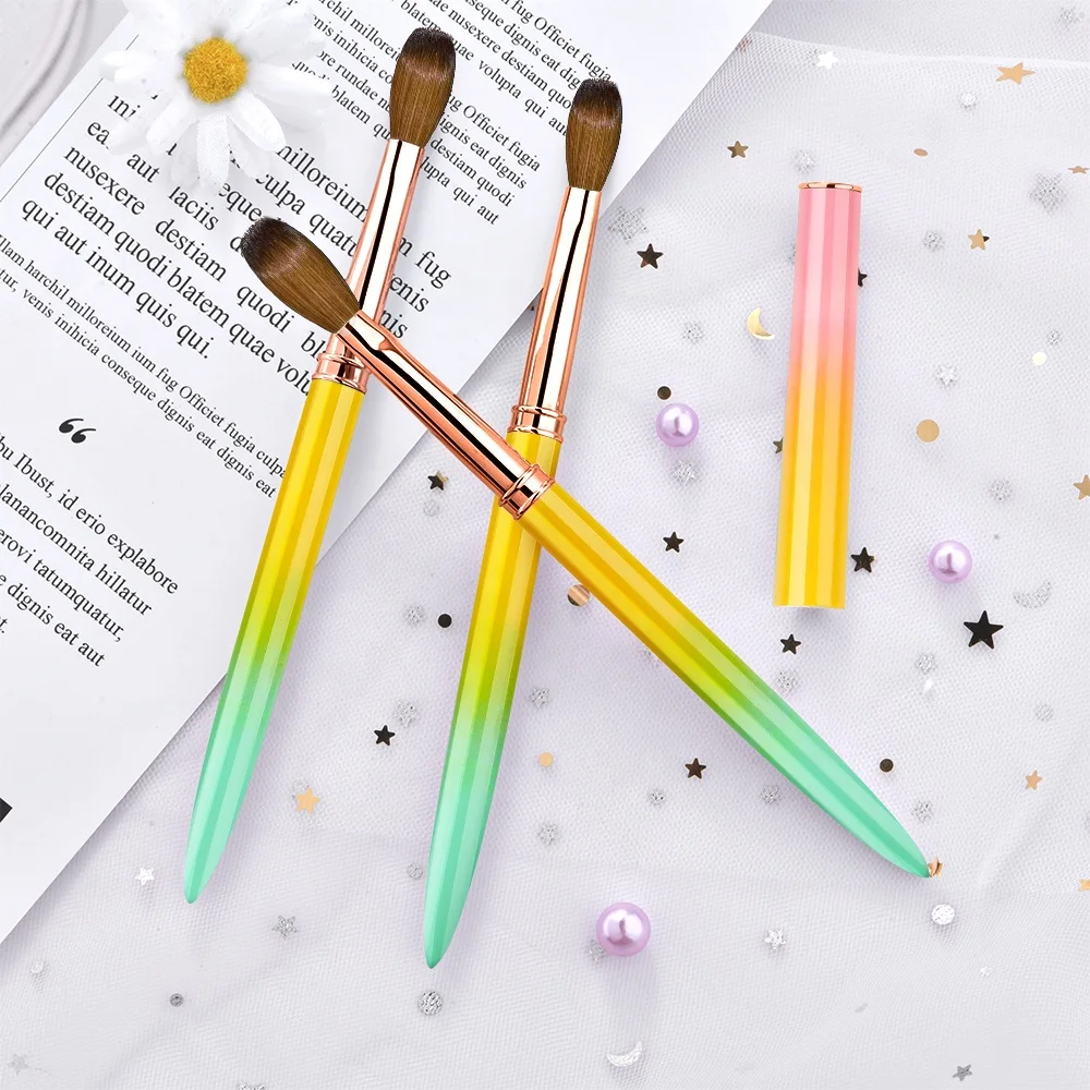 2023 Featured Nail Brush  High Quality Pinceles Acrilico Pure Kolinsky Professional Original Kolinsky Brush with Nail Brush Case
