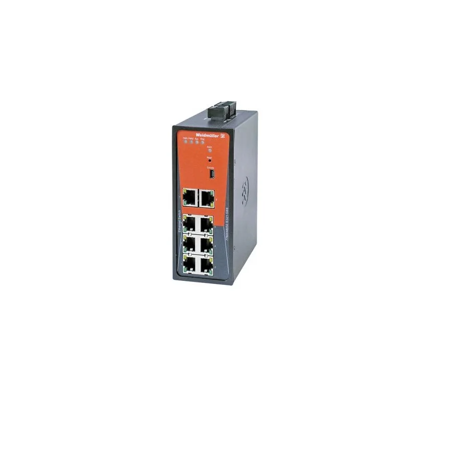 Weidmuller 7760048050 IES21-SW8 8x RJ45 10/100BaseT(X) Din-рейка (Настенная) монтажная продукция управляемый т. Е. Переключатель