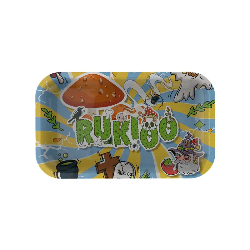 Wholesale Custom Rolling Tray Set Tin Rolling Tray 27*16cm 3d Metal Rolling Tray