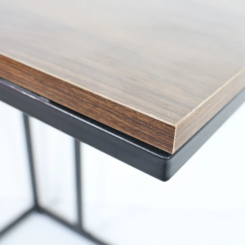 Wholesale Good Price Wooden Coffee Table Metal Frame for Working and Eating living room furniture small side wood coffee table