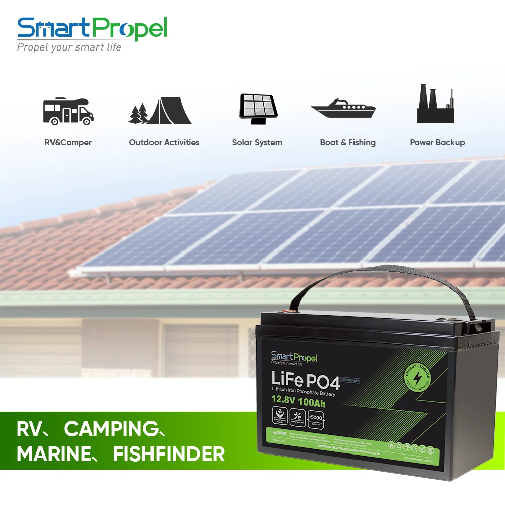 Аккумуляторная батарея 6000 глубокого цикла 12 В 100 А · ч 400