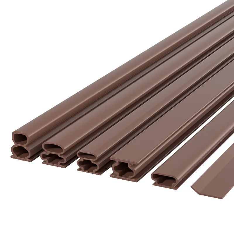 Customization OEM/ODM Security Door Gap Various Types shapes colors TPE SR silicone rubber self-adhesive 3M tape sealing strip