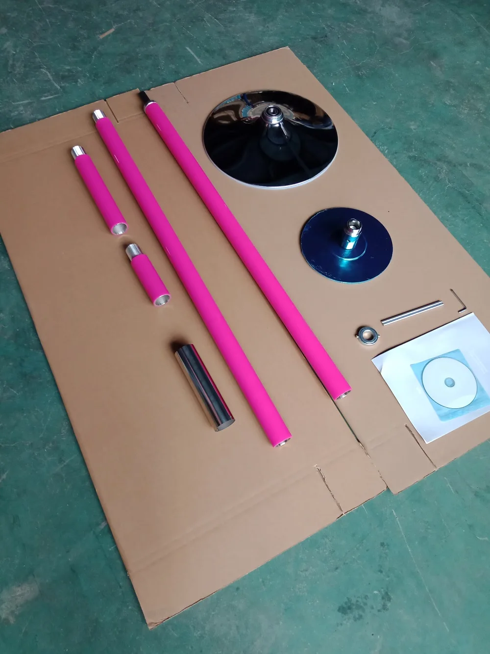 Factory Supply New Black Dancing Pole Portable for Sale with 45mm size