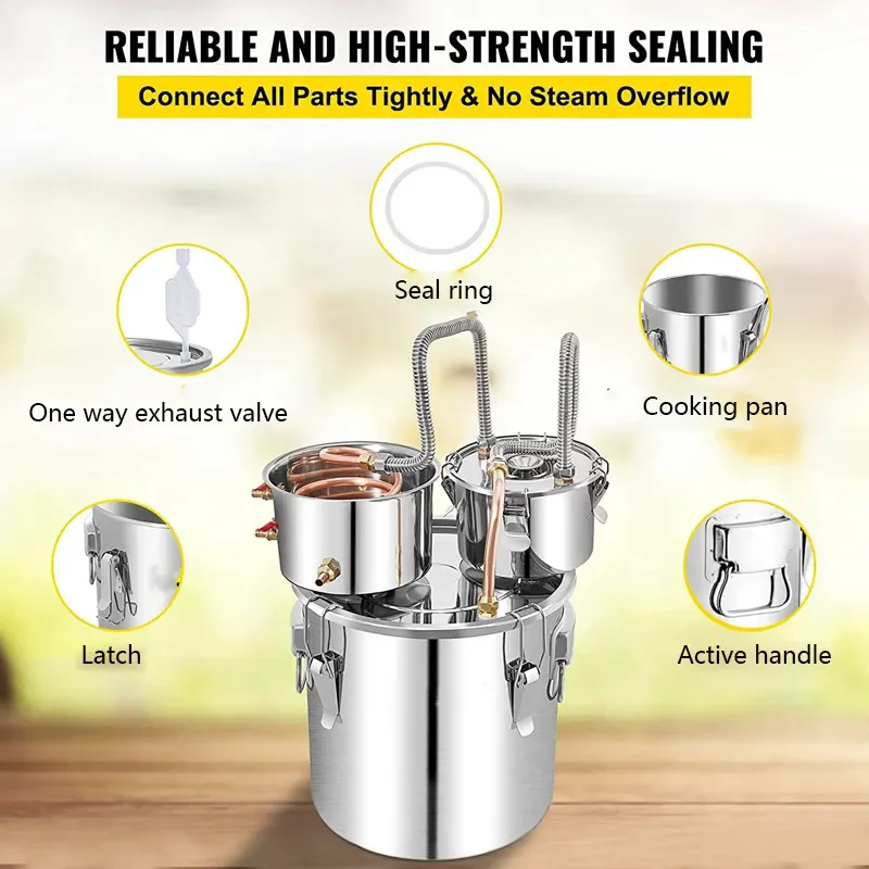 Home Brewing Machine Home Alcohol Distiller Equipment Alcohol Kit Home Small Household Distiller For Brewing Equipment