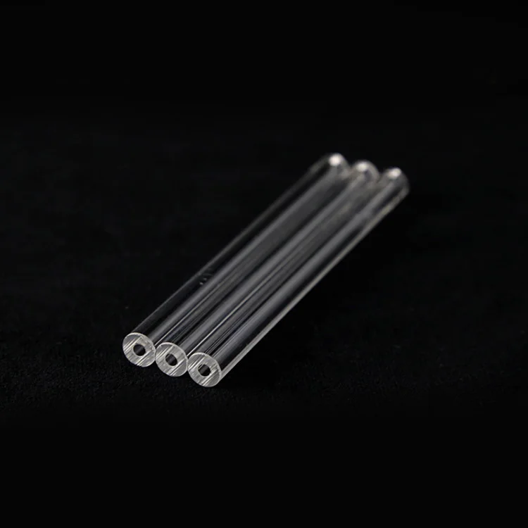 Кварцевая трубка высокотемпературная трубка для стеклянной печи Трубчатая Печь (диаметр 0,5 мм-20 мм) пятнистая капиллярная