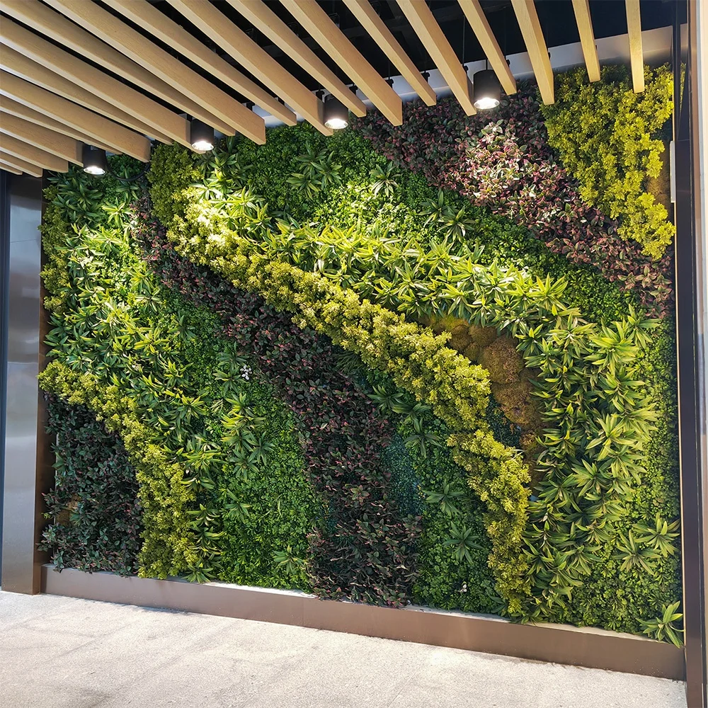 Artificial plant artificial flower Artificial Grass Wall Panels Backdrop Boxwood Panels