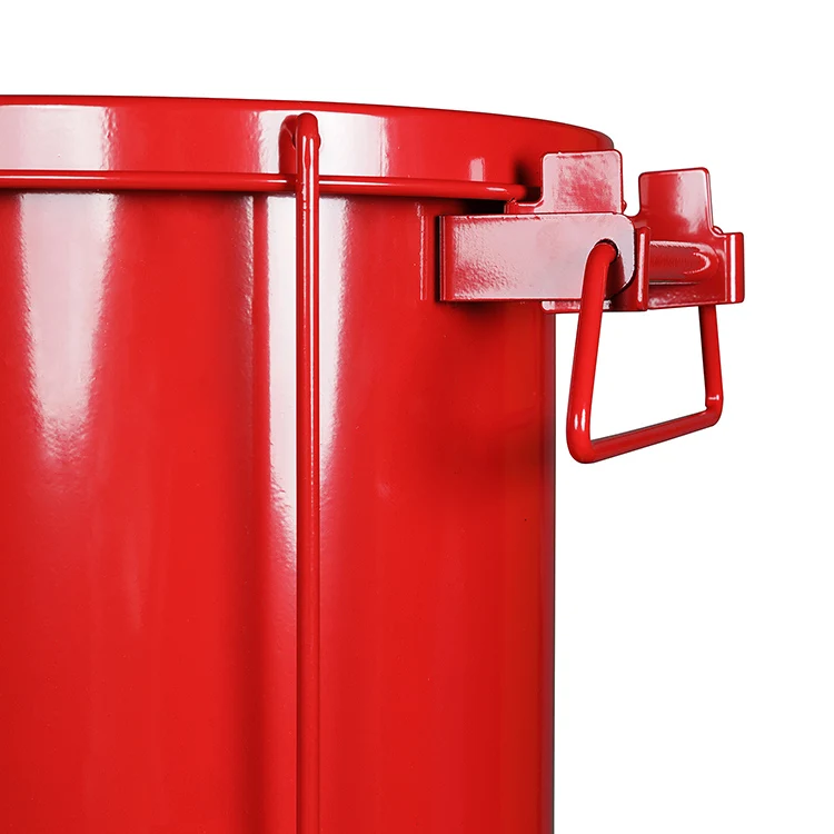 SYSBEL OSHA Standard 6 Gal 22.6 L Red  Fireproof Disposing of Oily Trash Container Oily Waste Can