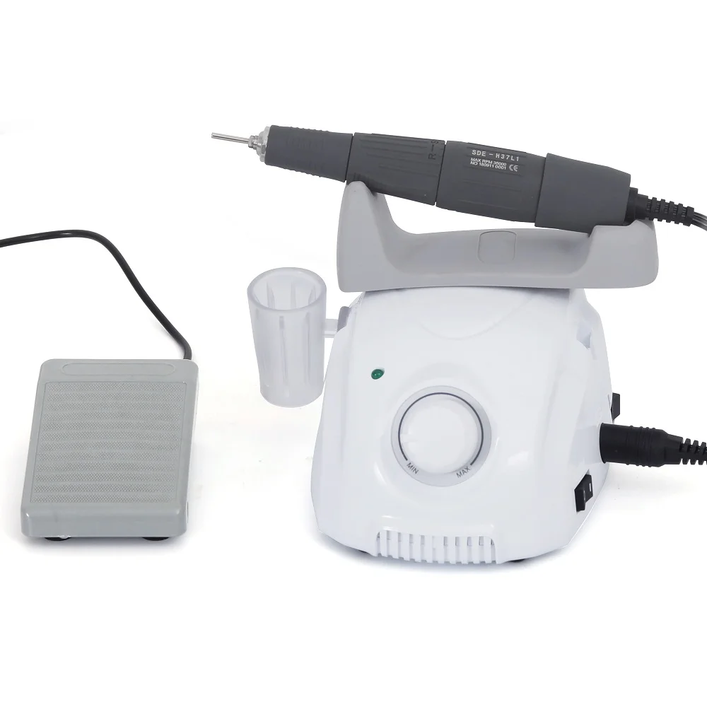 dzmarathon micromotor electric handpiece rechargeable led nail lamp champion-3 jewelry equipment 35000rpm nail drill machine