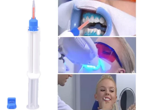 New dental to whiten CE 35% hp professional peroxide pap gel teeth whitening kits dual barrel syringe