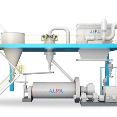 Cement Ultrafine Mill Powder Grind Ball Mill And Classifier Production Line