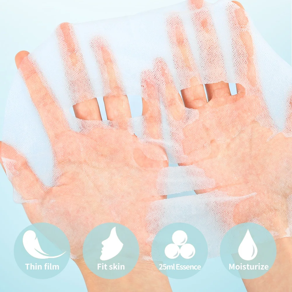 Private Label Korean Beauty Retinol Skin Care Serum Face Masks Sheet Snail Vitamin C Essence Mascarillasl Facial Mask