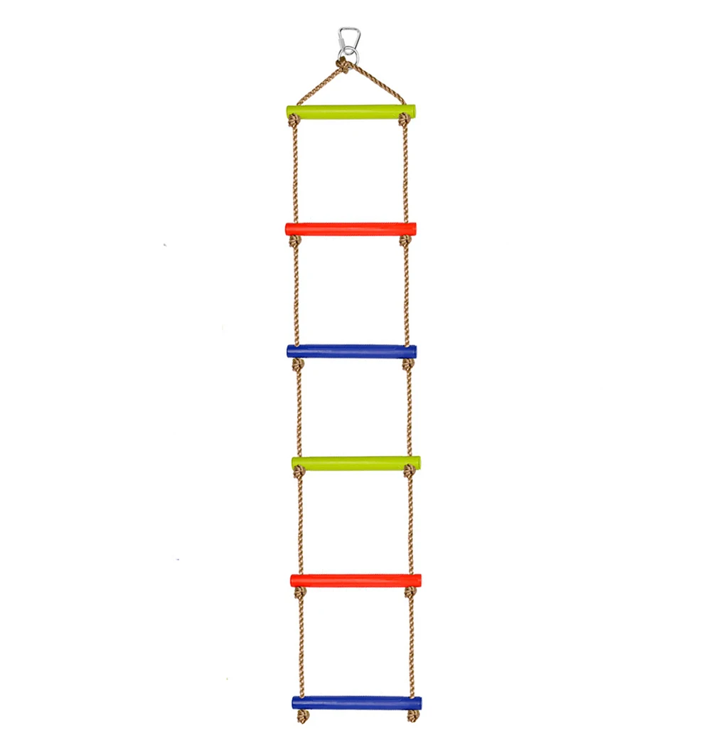 
Playground Outdoor Ninja Warrior Training Slackline Obstacle Course Children Climbing Rope Tree Ladder For Kids 