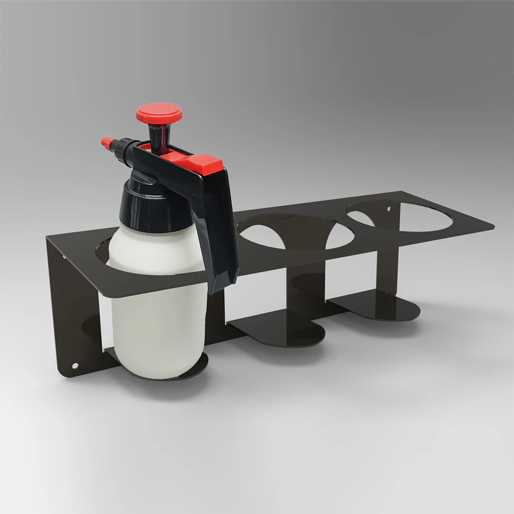 Auto Detailing Shop Detailing Spray Bottle Organizer Spray Bottle Storage Rack Wall Mount Spray Bottle Holder