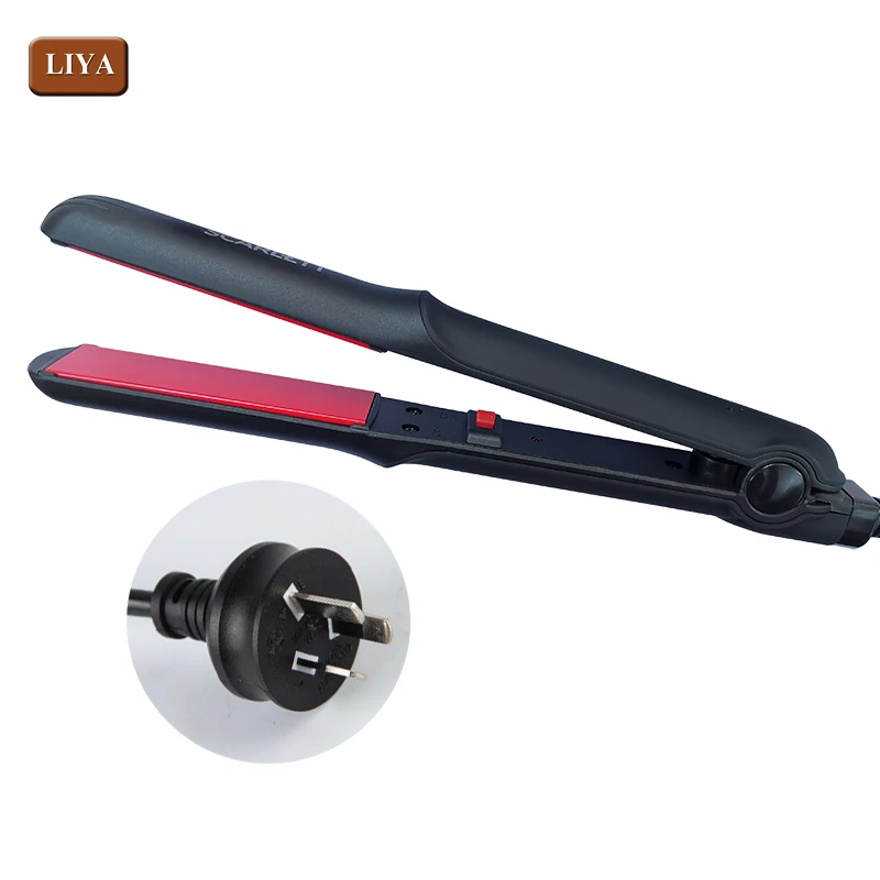 
Ionic hair curler flat iron Hot sale in Japan ceramic steam hair straightener brush hair straightener 