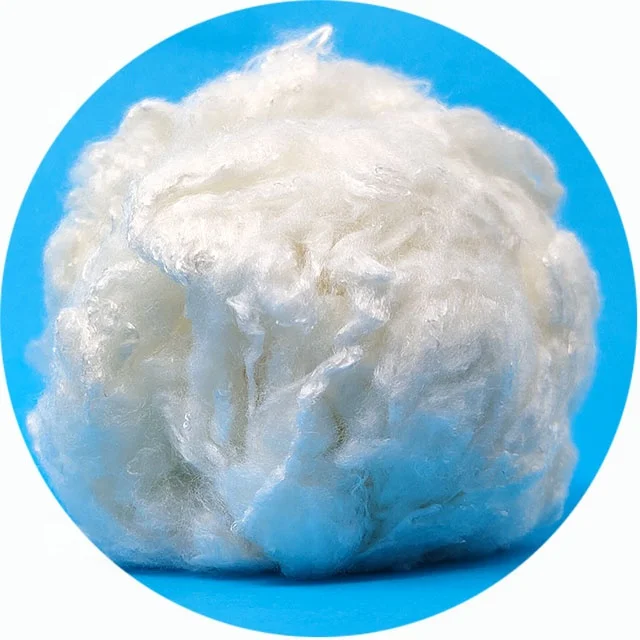 1.4dx38 мм 100% Необработанные белые натуральные бамбуковые волокна для носков