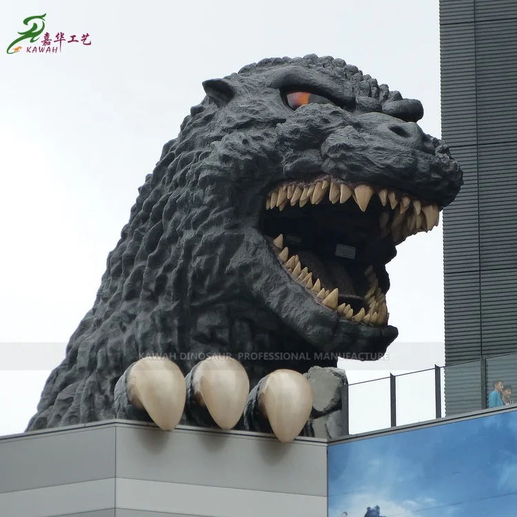 Customize Public Show Large Realistic Godzilla Statue Simulation Animal Godzilla Model Monster King
