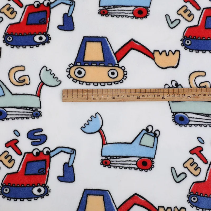 Hot Selling Cartoon Printed Farley Fleece Fabric Flannel Fabric Supplier China Manufacture