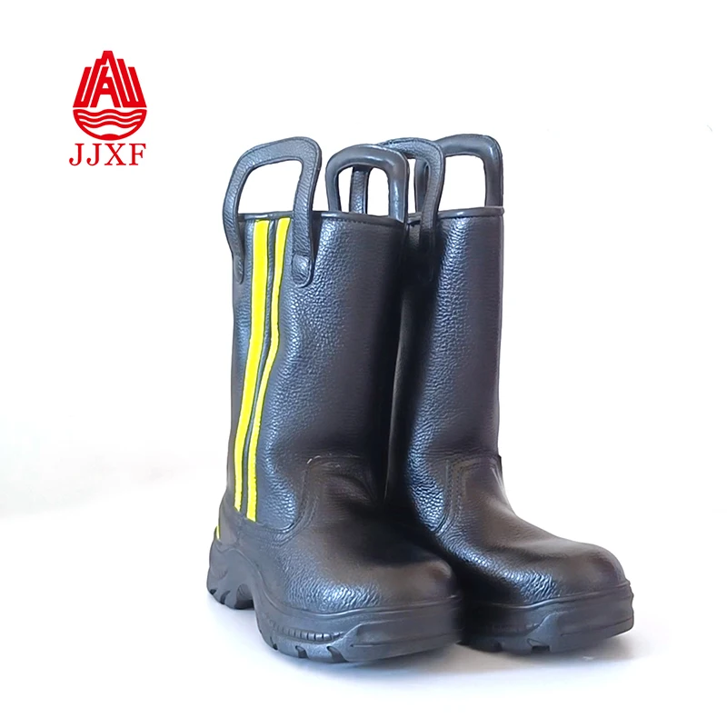 2023 high quality leather fire boots protective boots  leather boots with shoelace  with low price