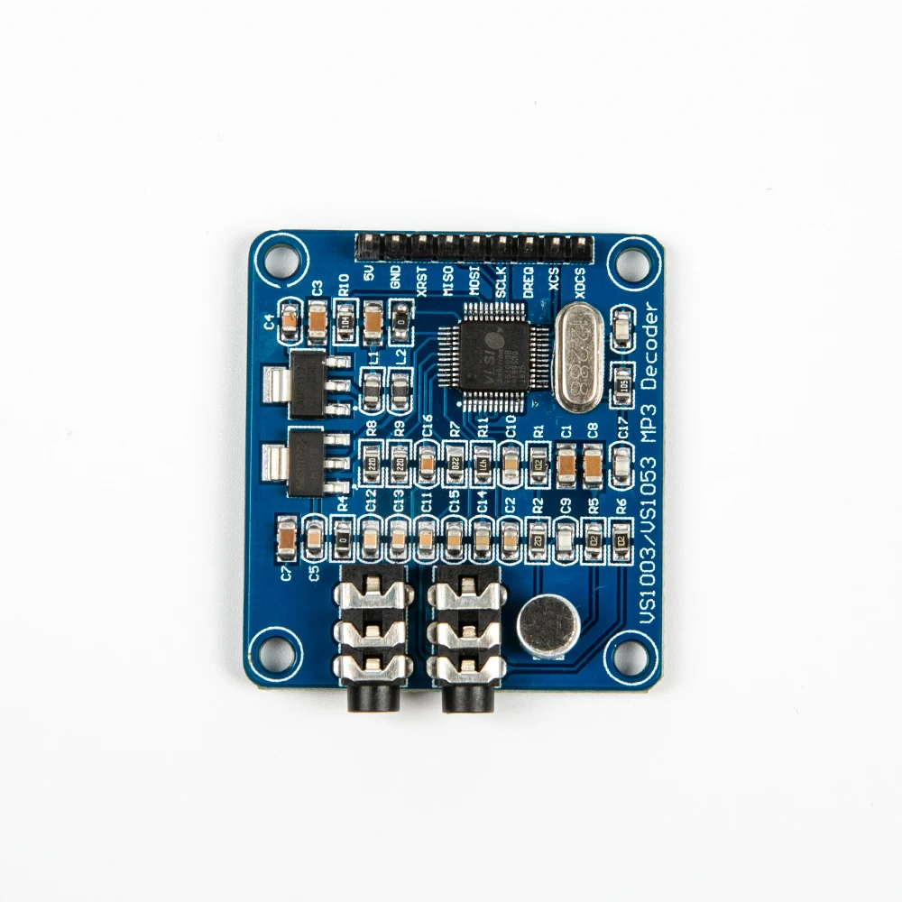 VS1003B MP3 Decoder Module DAC Board Audio Spectrum Analyzer Recording Function FM Converter Decoder Decodificador