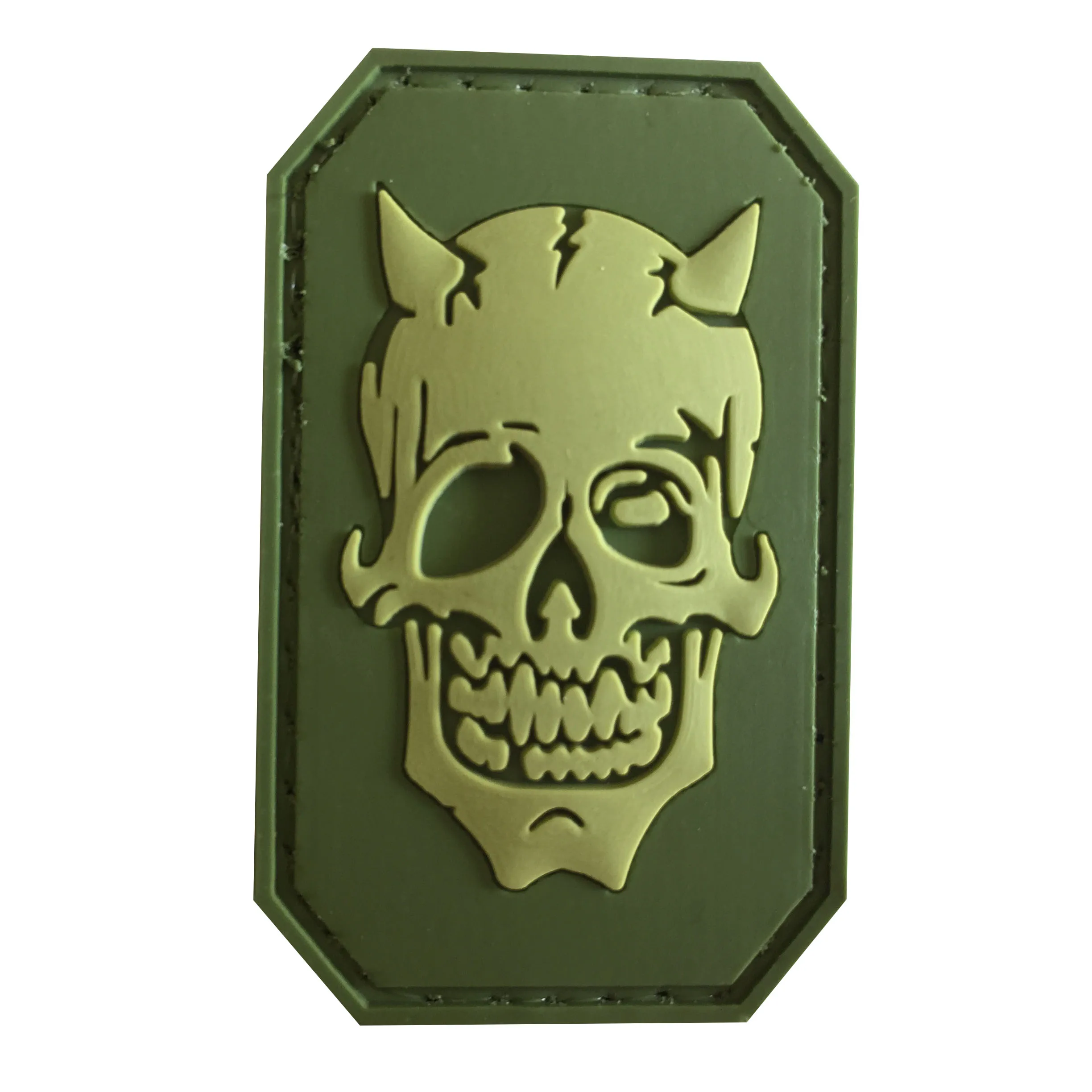 Military Tactical Rubber Patch Custom Fashion China Cartoon 3D Logo Soft PVC Airsoft Patches Private Design with Hook & Loop