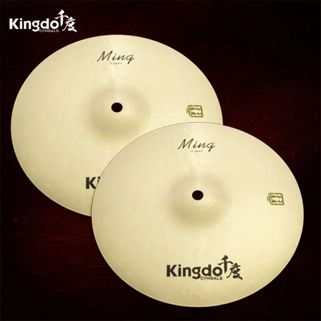 Kingdo Factory direct sale low price handmade B20 8' Ming Splash cymbal electronic drum set instruments musical cymbalst