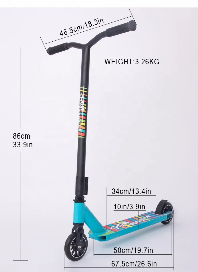 China Custom Aluminum Rainbow 360 Stunt Scooter Wheels