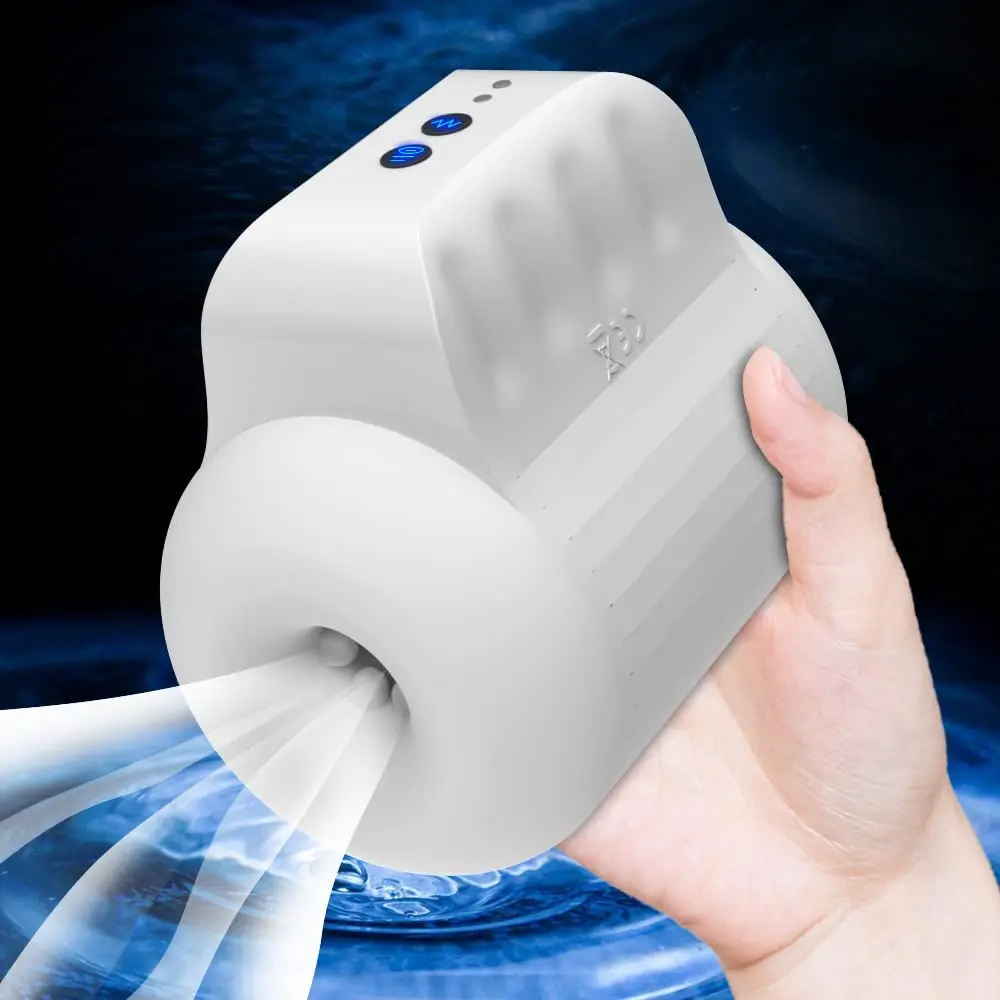 Best Selling 10 Frequency Vibrating 4 Sucking Sex Toy for Man Through Type Aircraft Cup Realistic Male Masturbator
