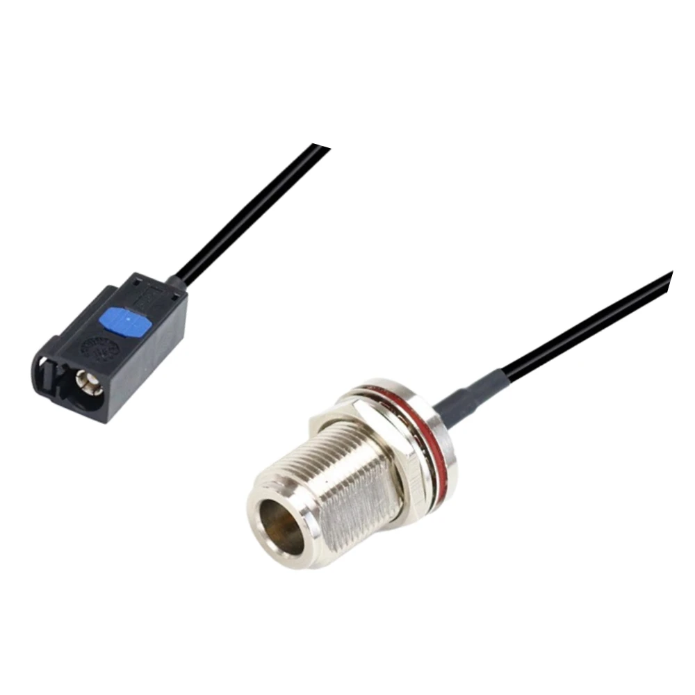 Factory Sale Coaxial Cable 50 ohms Low Loss RG 174 RF Cable FAKRA to TNC conector