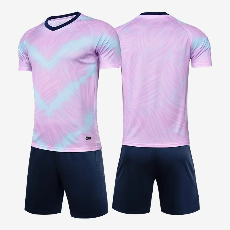 Children Soccer uniforms Match or training football team wears sports T-shirt socks in stock available