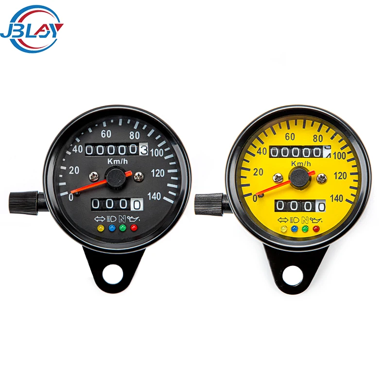 Wholesale Cafe Racer Motorcycle Double Odometer Cg125 Digital Speedometer 140kmh