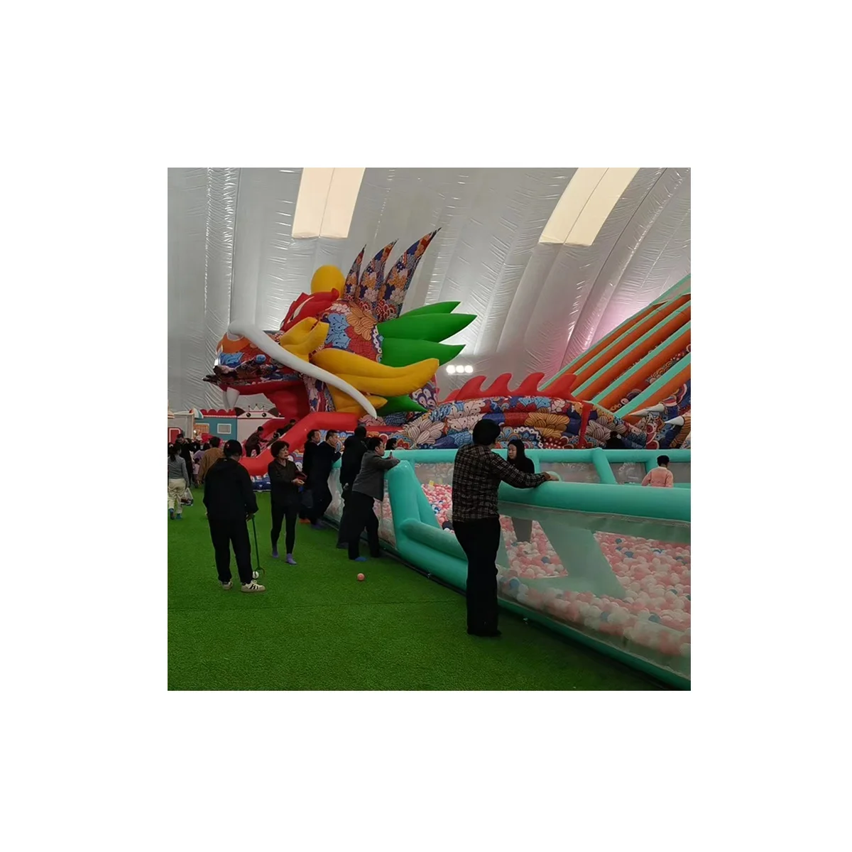 Надувная структура надувная мембрана для парка развлечений временное здание воздушный купол надувной купол