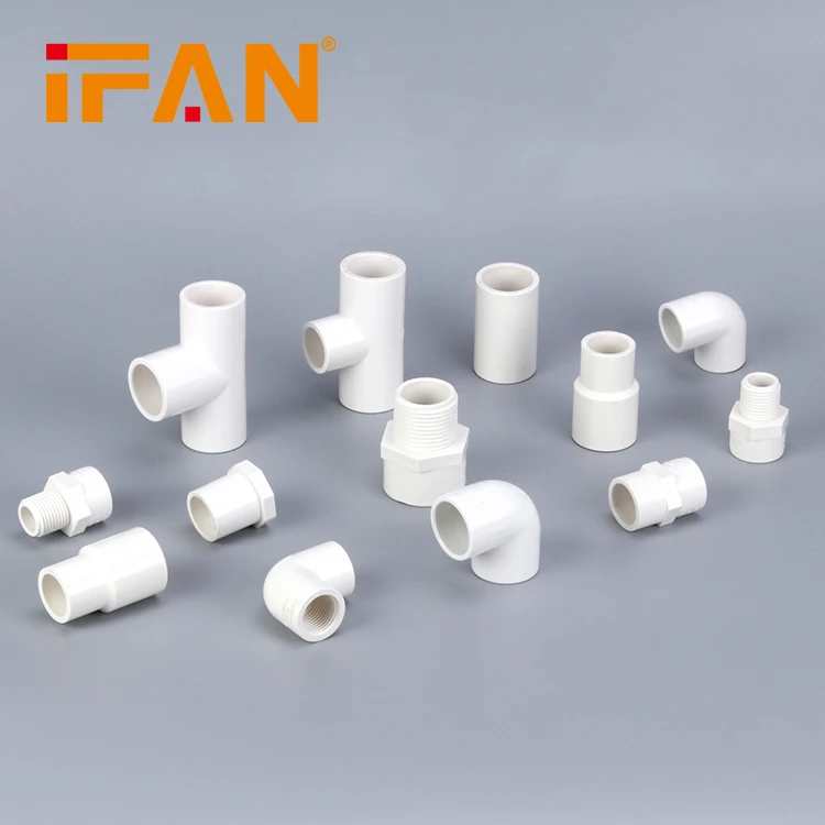 Ifan Factory Wholesale Various Customized Sizes Of Water Supply Plastic SCH40 Pvc Fittings Pvc Elbow Pvc Fitting