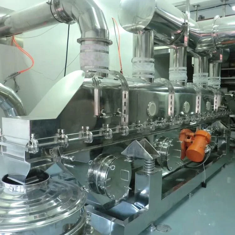 
spice drying machine and the continuous type drying machine of vibrating fluid bed drying machine 