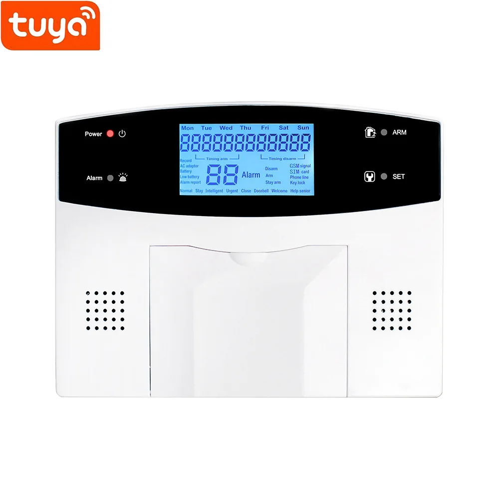 2022 Upgrade version Tuya  GSM  WIFI Intelligent burglar alarm system powered by tuya