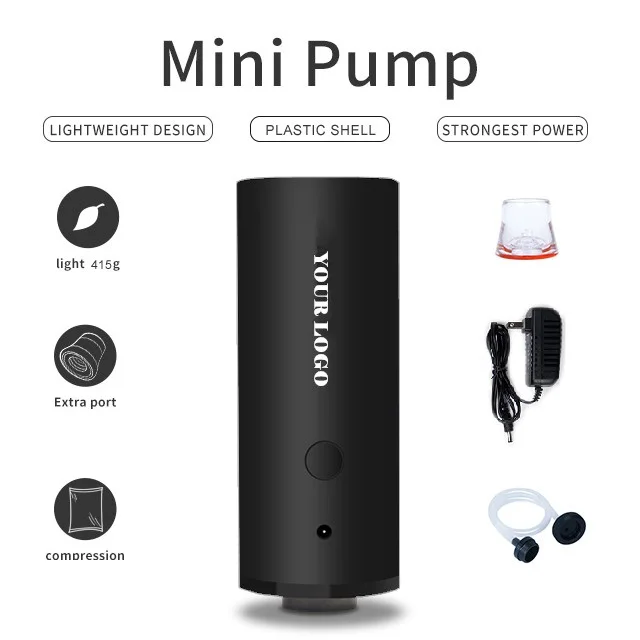 VNOST wine saver vacuum pump wine stopper for food prevention,wine and coffee bean protect and for travel clothes compressor