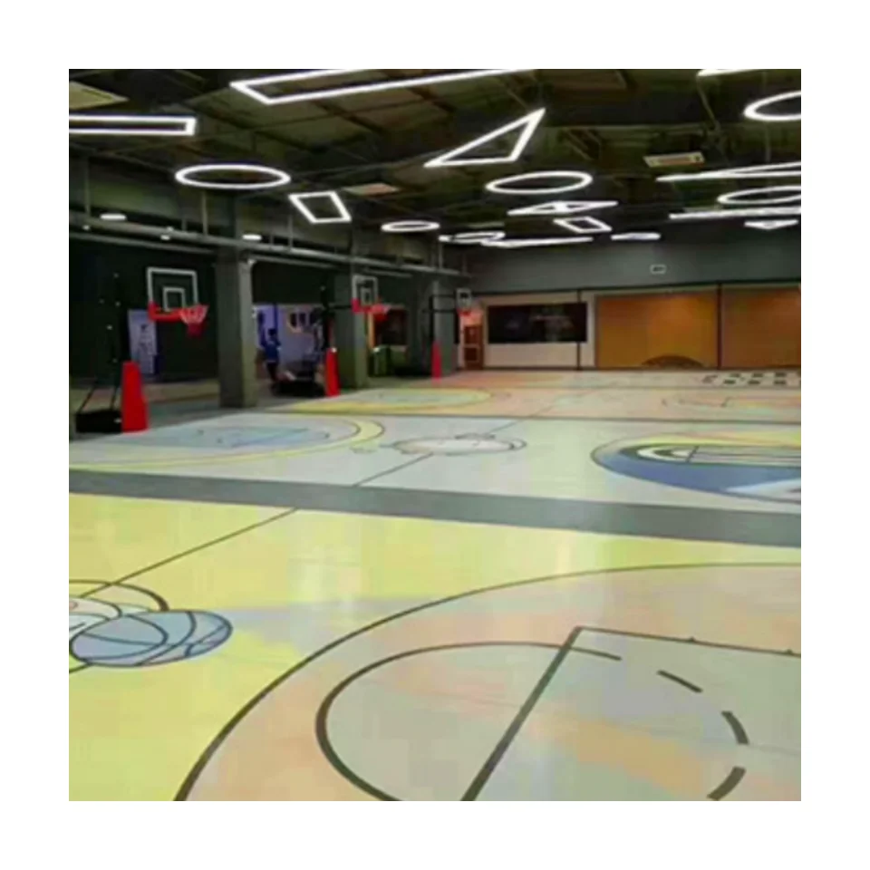 Sports Flooring for Gyms Environmentally Friendly and High Density basketball wood flooring and piso modular