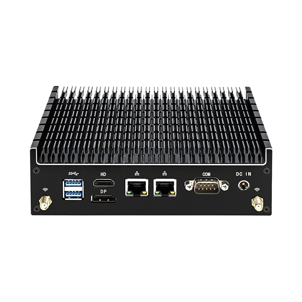 Topton New Fanless Mini pc Inte-l 4 Cores 8 Threads i7 10510U Processor(up to 4.9Ghz) Portable Compact Computer Win10 Pro