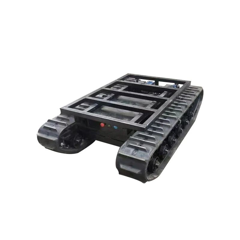Electric rubber track chassis 24v 0.75kw 48v1.5kw2.5kw 60v3kw5kw 72v7.596v10kw